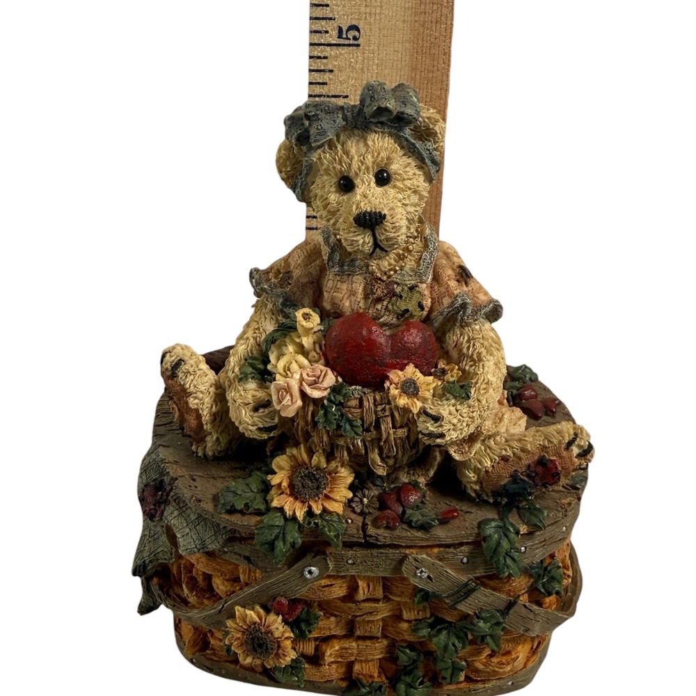 Boyds Bears Musicbox Justina Messager Bearer I'll Have To Say‎ I Love You 1E/616 - Picture 2 of 9